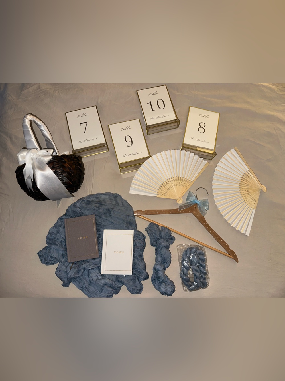 Wedding Decor Bundle Dusty Blue